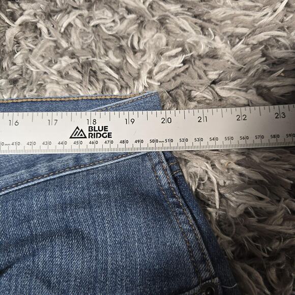Ariat Rebar M4 Jeans Mens 38x34 Blue Relaxed Fit Bootcut Work Denim Jeans - Picture 4 of 11